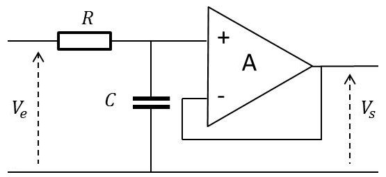 Calculer la fonction de transfert d'un filtre RC du 2nd ordre